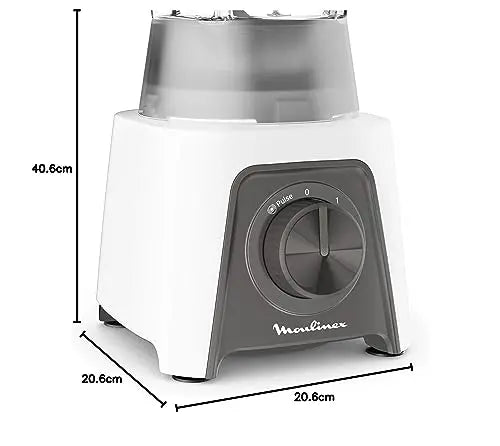 Moulinex Blendeo+ LM2C01 450W Glass Mixer, 1.5L Capacity + E-book offert Simply smoothies